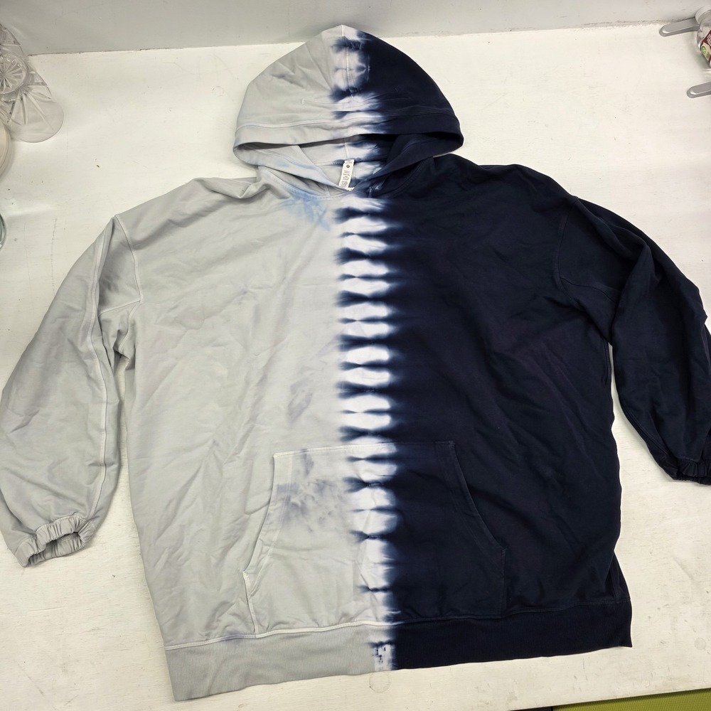 Lululemon LA Oversized Hoodie High Contrast Tie Dye HCTV 50203‎ Adult Sz XL/2XL